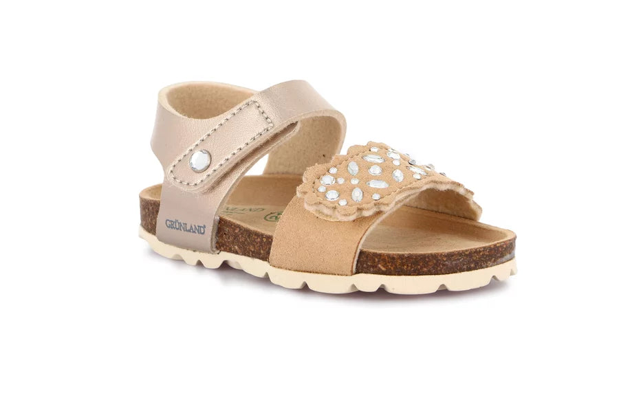 Grünland - Sandaletto multimateriale con brillantini | ARIA