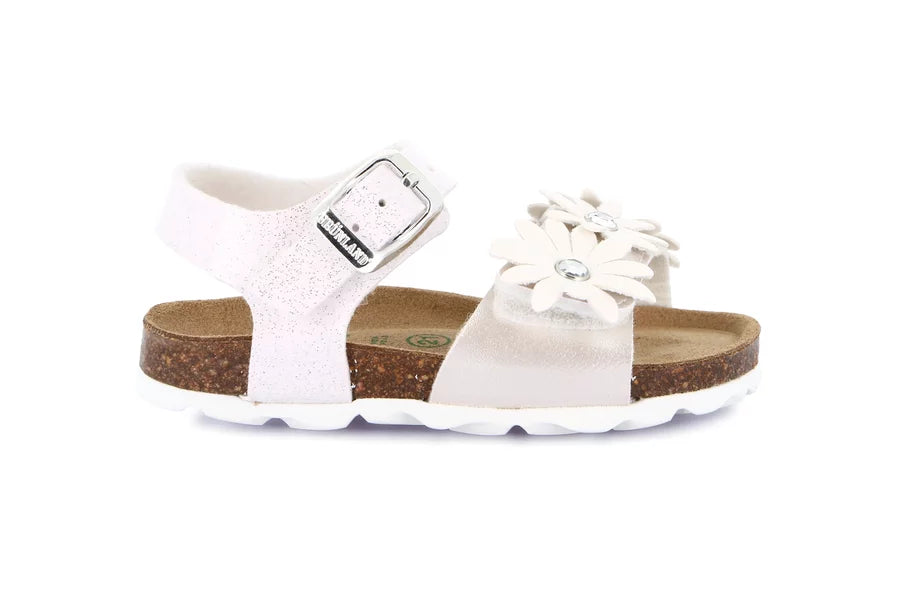 Grünland - Sandaletto con glitter e fiori applicati | ARIA