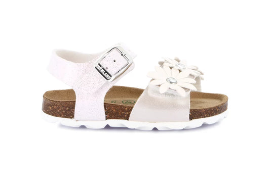 Grünland - Sandaletto con glitter e fiori applicati | ARIA