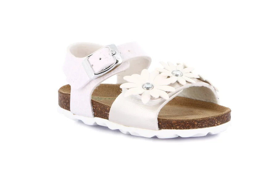Grünland - Sandaletto con glitter e fiori applicati | ARIA