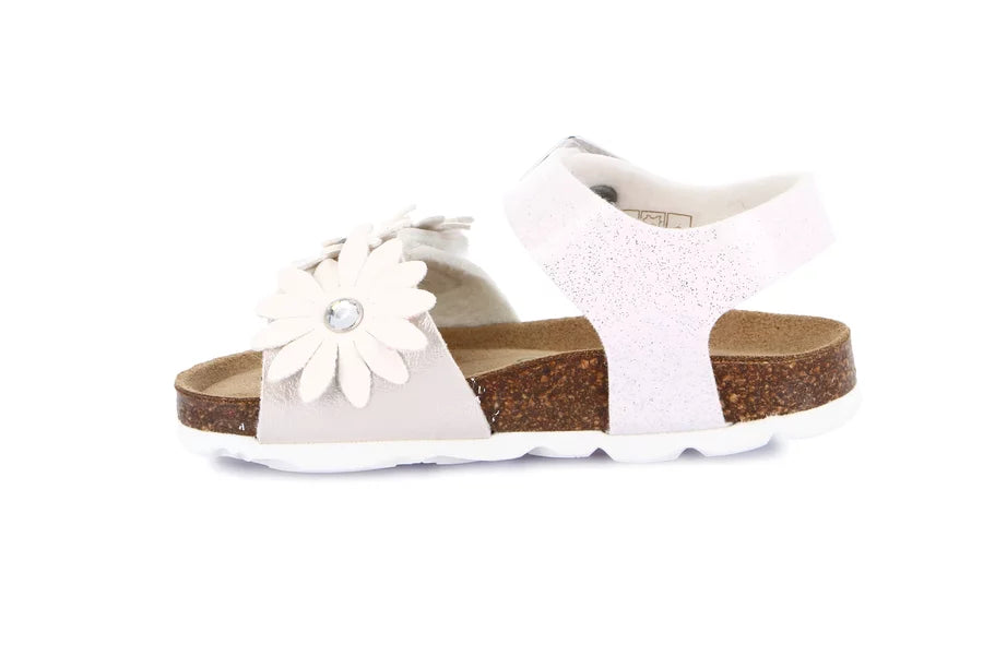 Grünland - Sandaletto con glitter e fiori applicati | ARIA