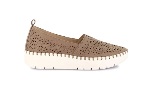 Grünland - Slip on con zeppa e microforature | SILI