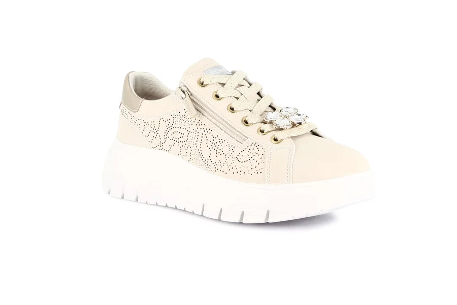 Grünland - Sneaker platform con zip e accessori | SEVA