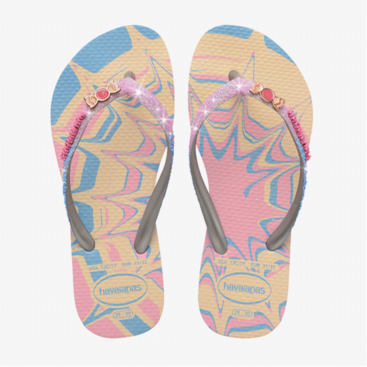 HAVAIANAS - KIDS SLIM GLITTER TRENDY