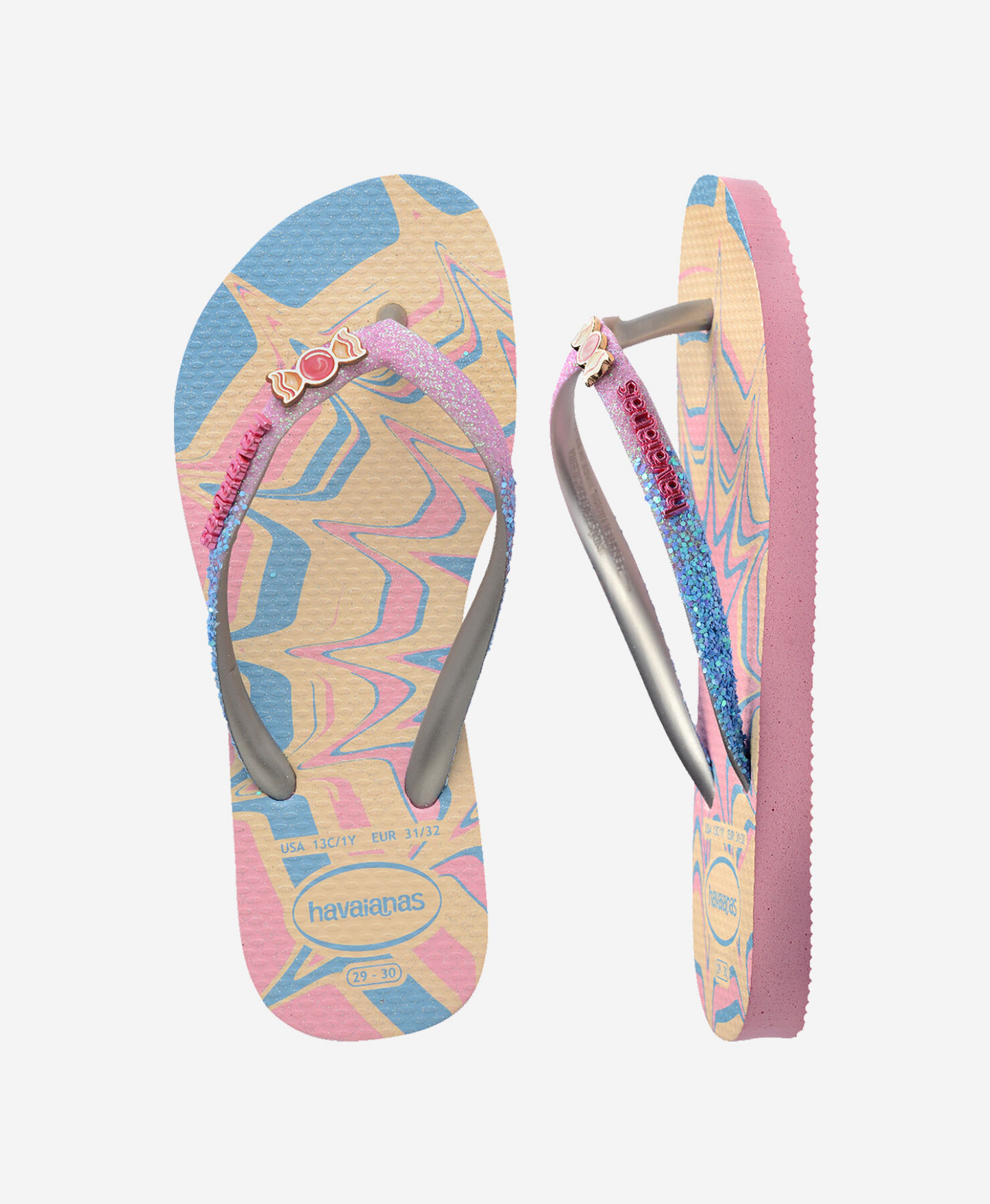 HAVAIANAS - KIDS SLIM GLITTER TRENDY