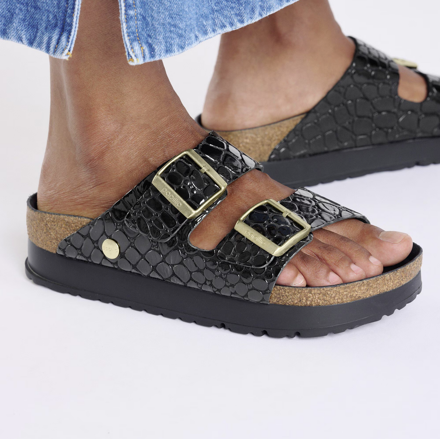 Birkenstock - Arizona Flex Platform Pelle vernice