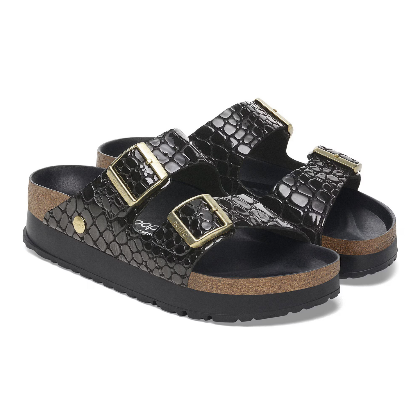 Birkenstock - Arizona Flex Platform Pelle vernice
