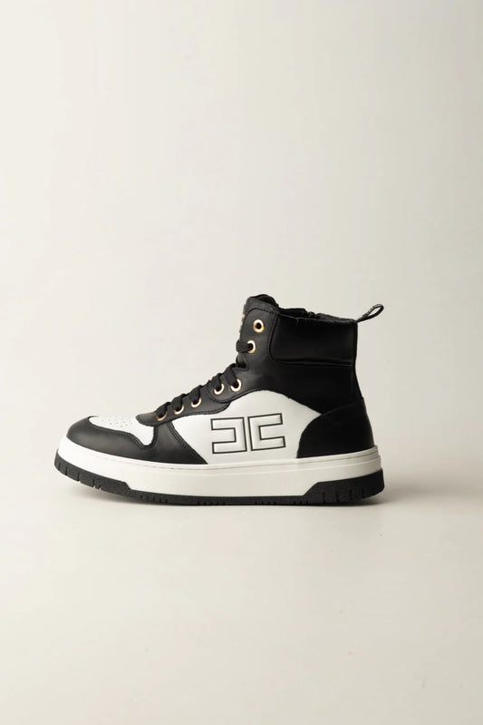 Elisabetta Franchi - High top lace-up sneaker