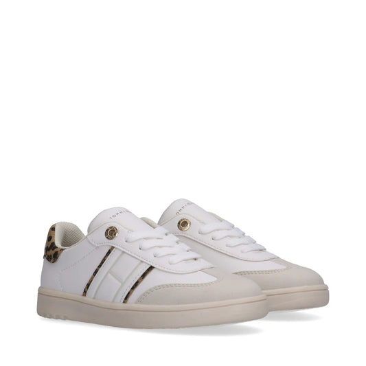 Tommy Hilfiger - Sneakers da ragazza look retrò e dattagli animalier