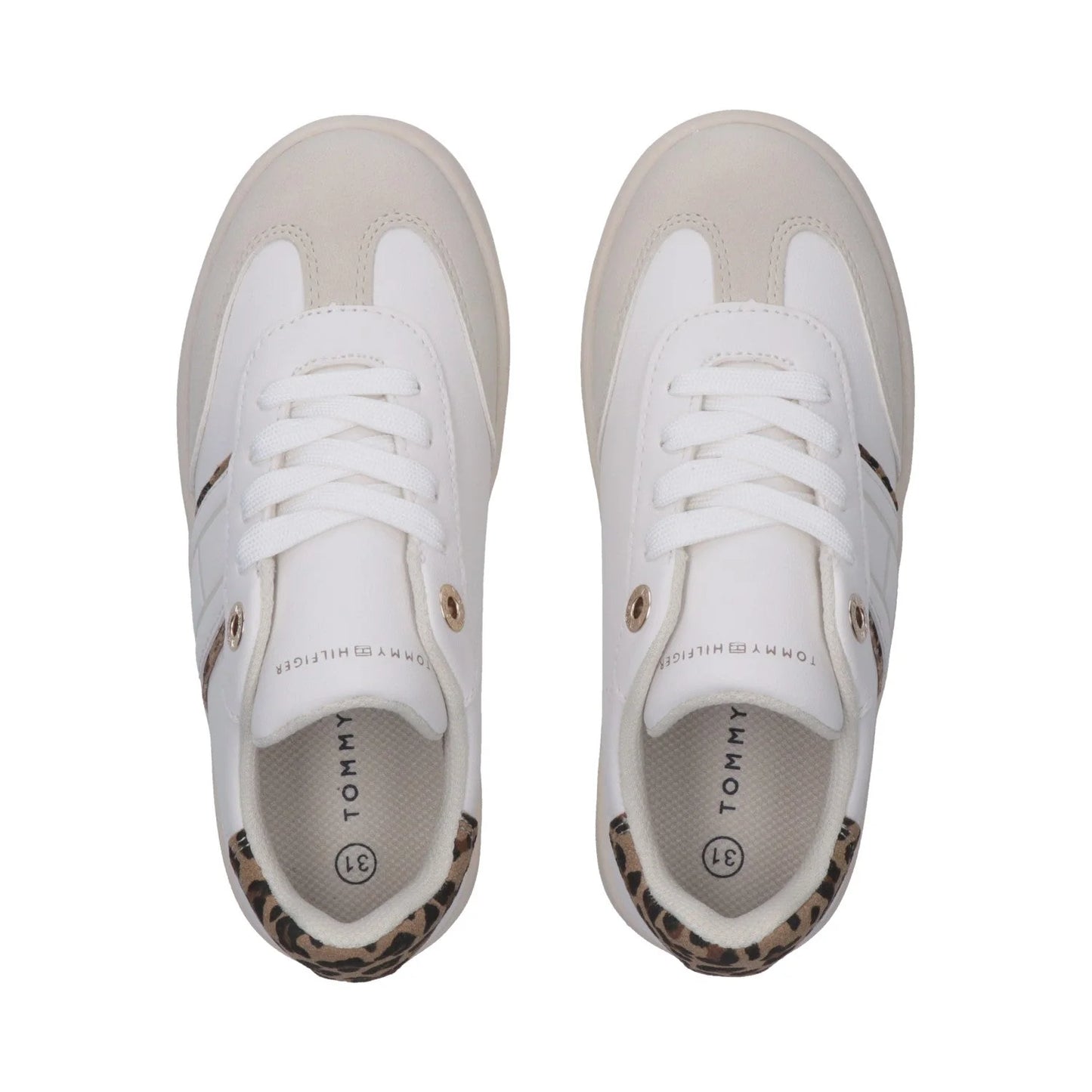 Tommy Hilfiger - Sneakers da ragazza look retrò e dattagli animalier