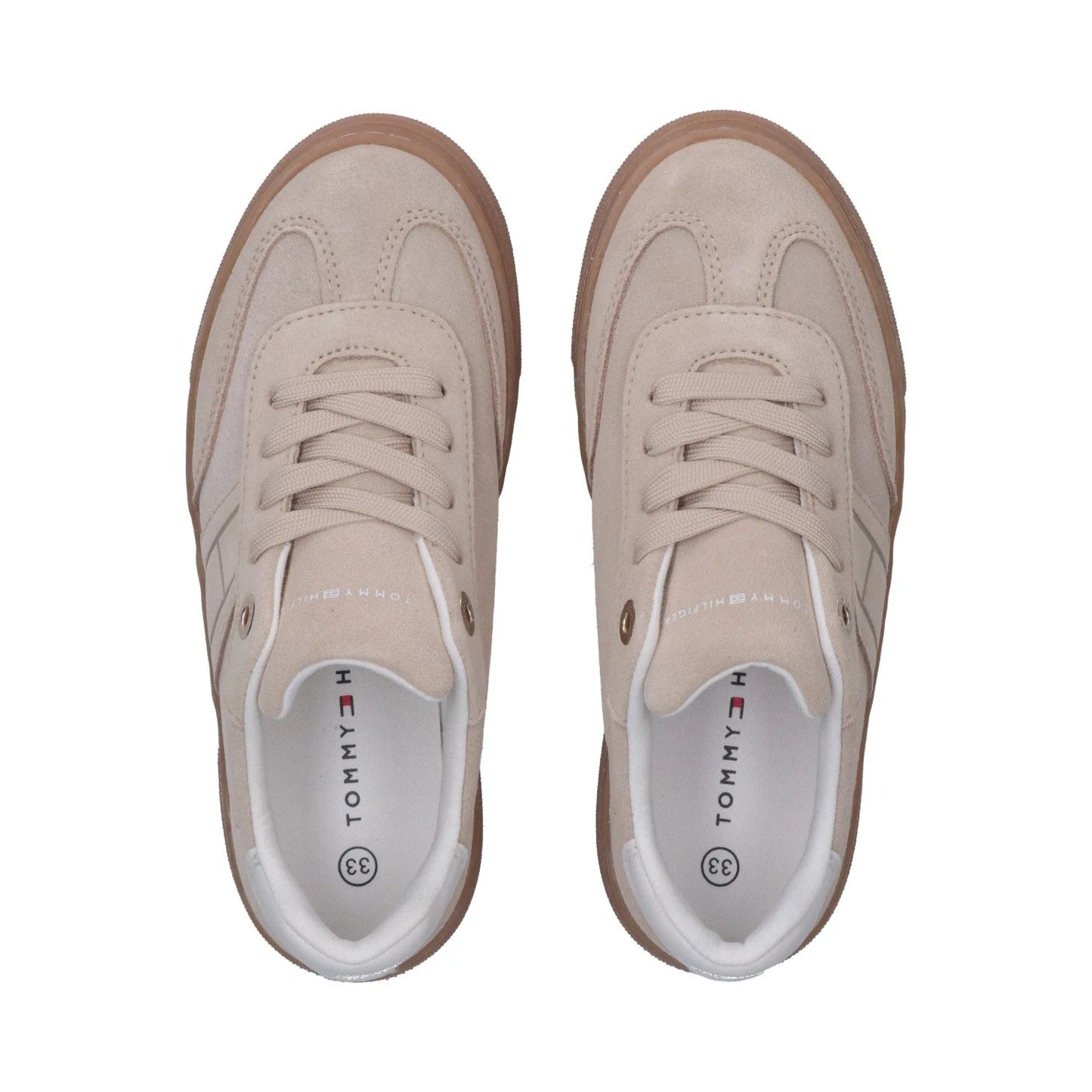 Tommy Hilfiger - Sneakers da ragazza stile retrò fondo platform