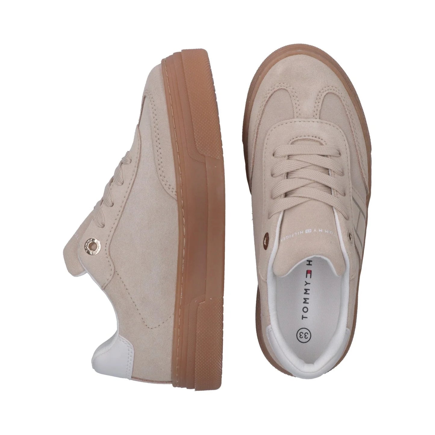 Tommy Hilfiger - Sneakers da ragazza stile retrò fondo platform