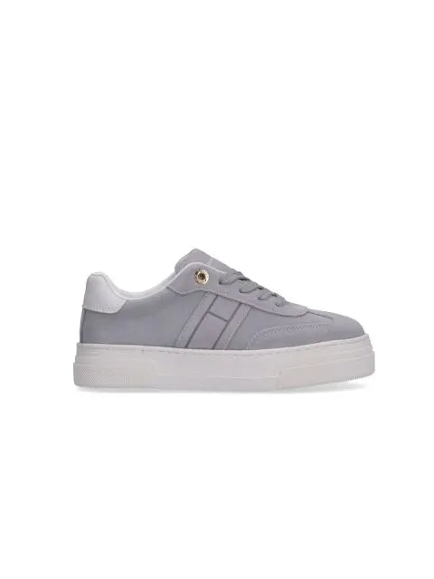 Tommy hilfiger lace up sneaker grey/off white