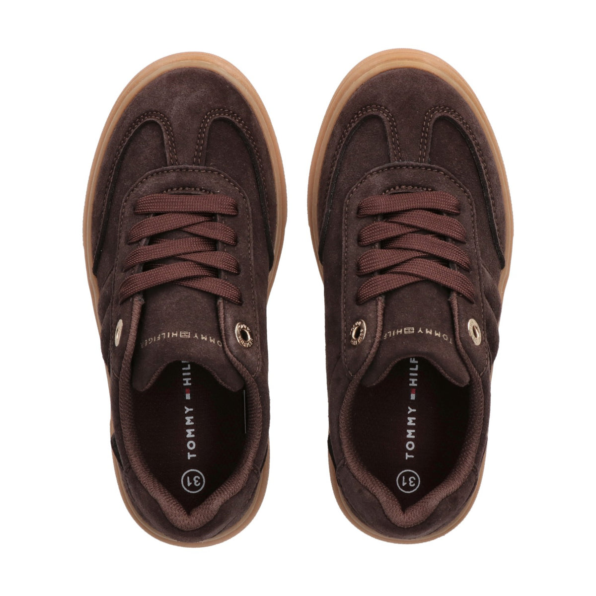 Tommy Hilfiger - Sneaker bassa allacciata moro