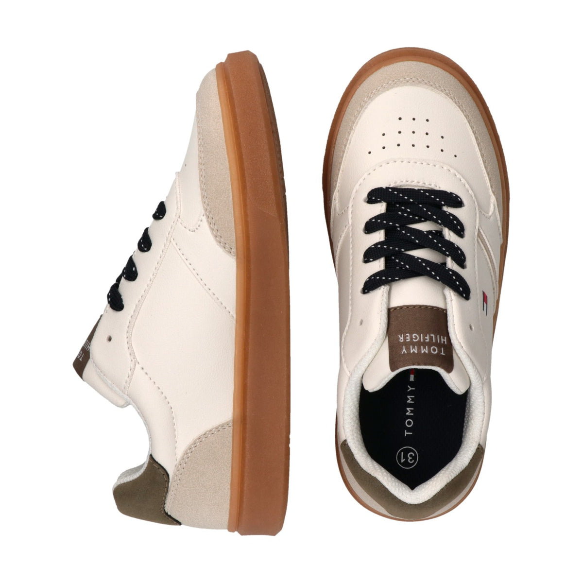 Tommy Hilfiger - Sneaker bassa allacciata bicolor