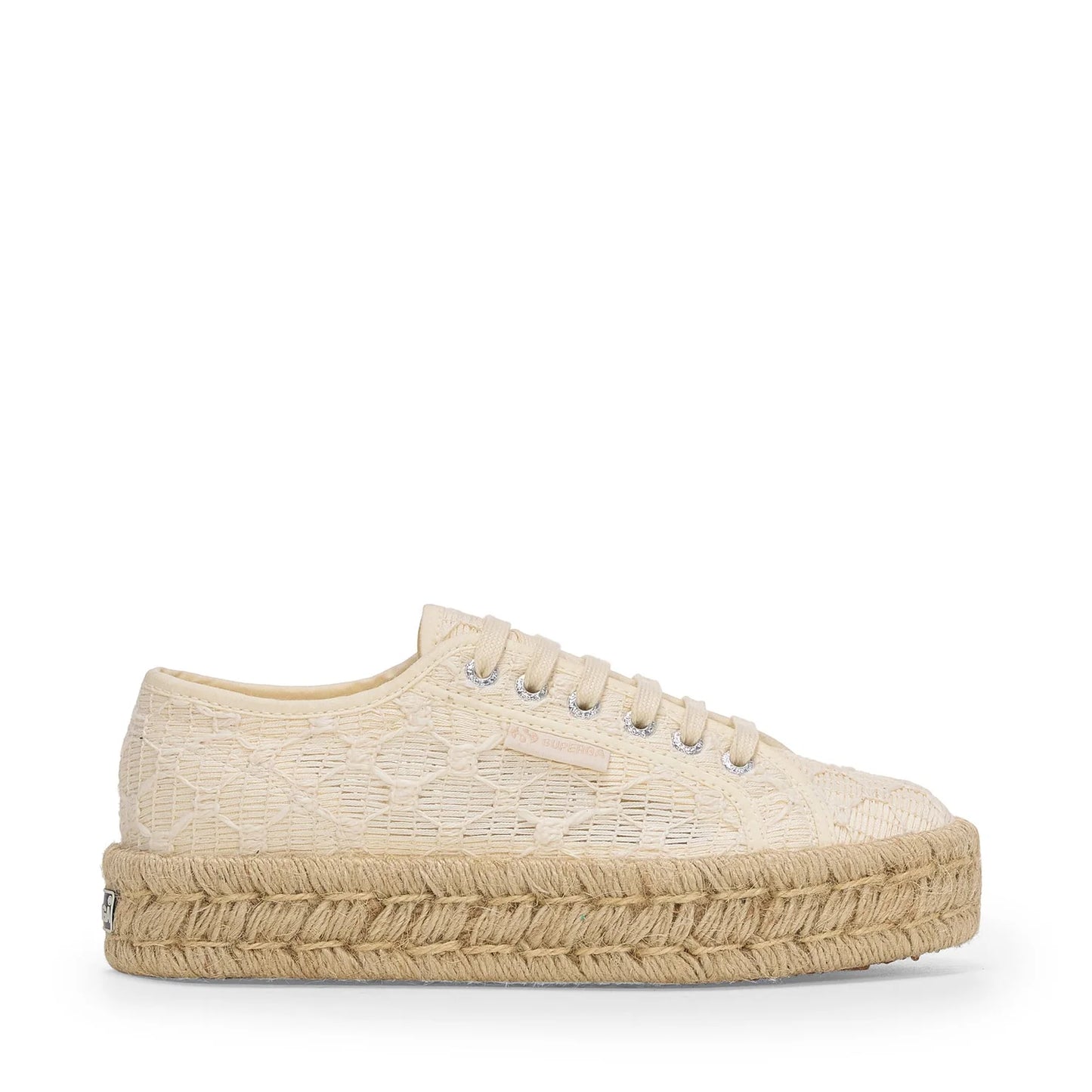 Superga- 2740 platform crochet rope