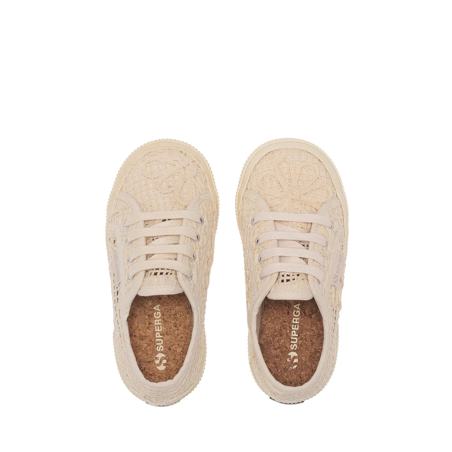 Superga- 2750 Kids Net Flower Crochet
