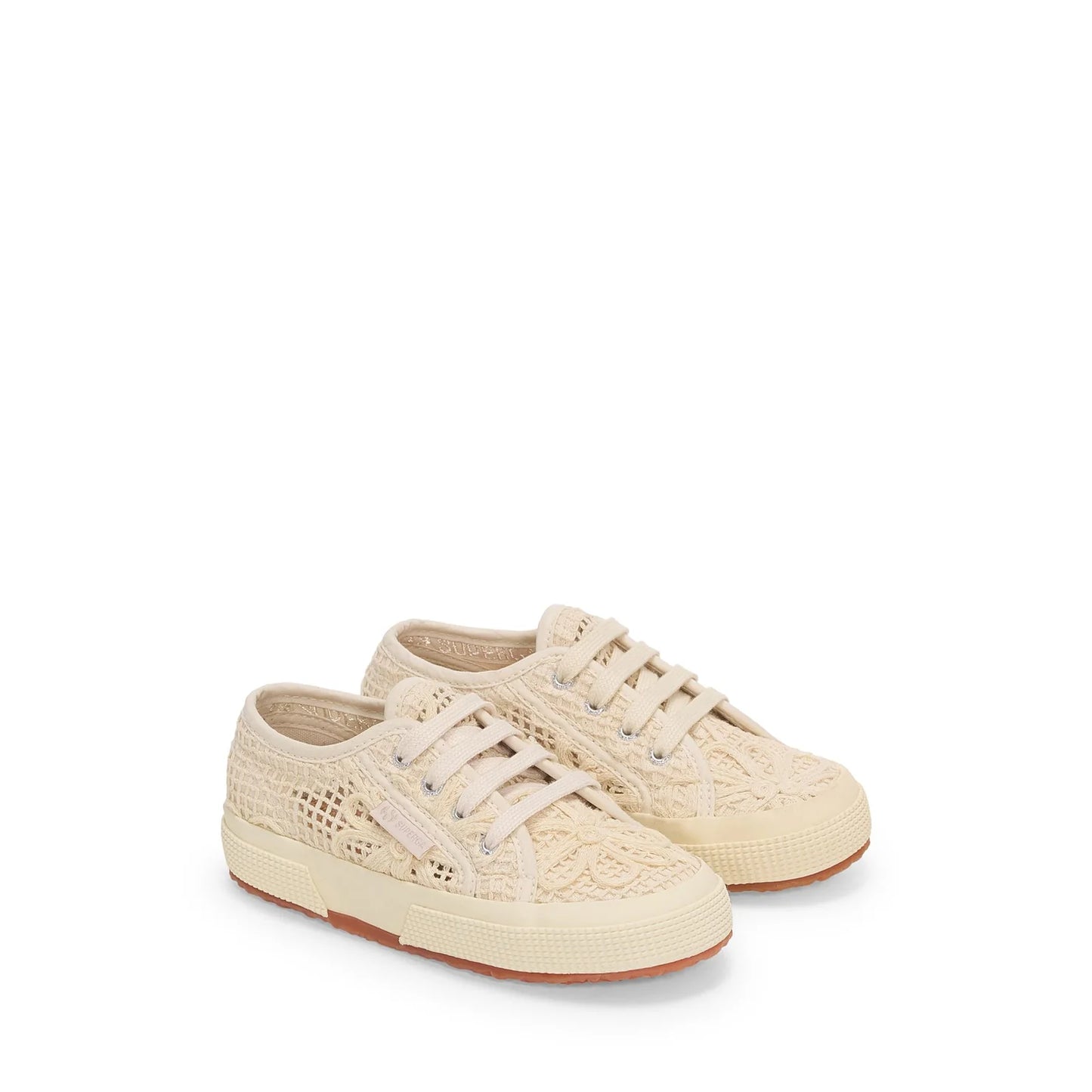 Superga- 2750 Kids Net Flower Crochet