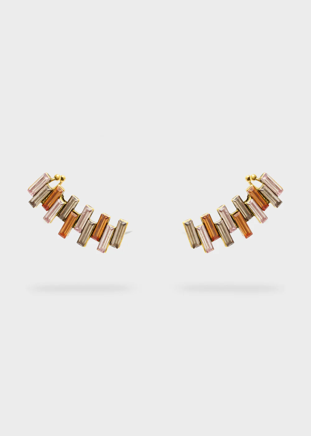 Nalì- orecchini bea earcuff con pietre