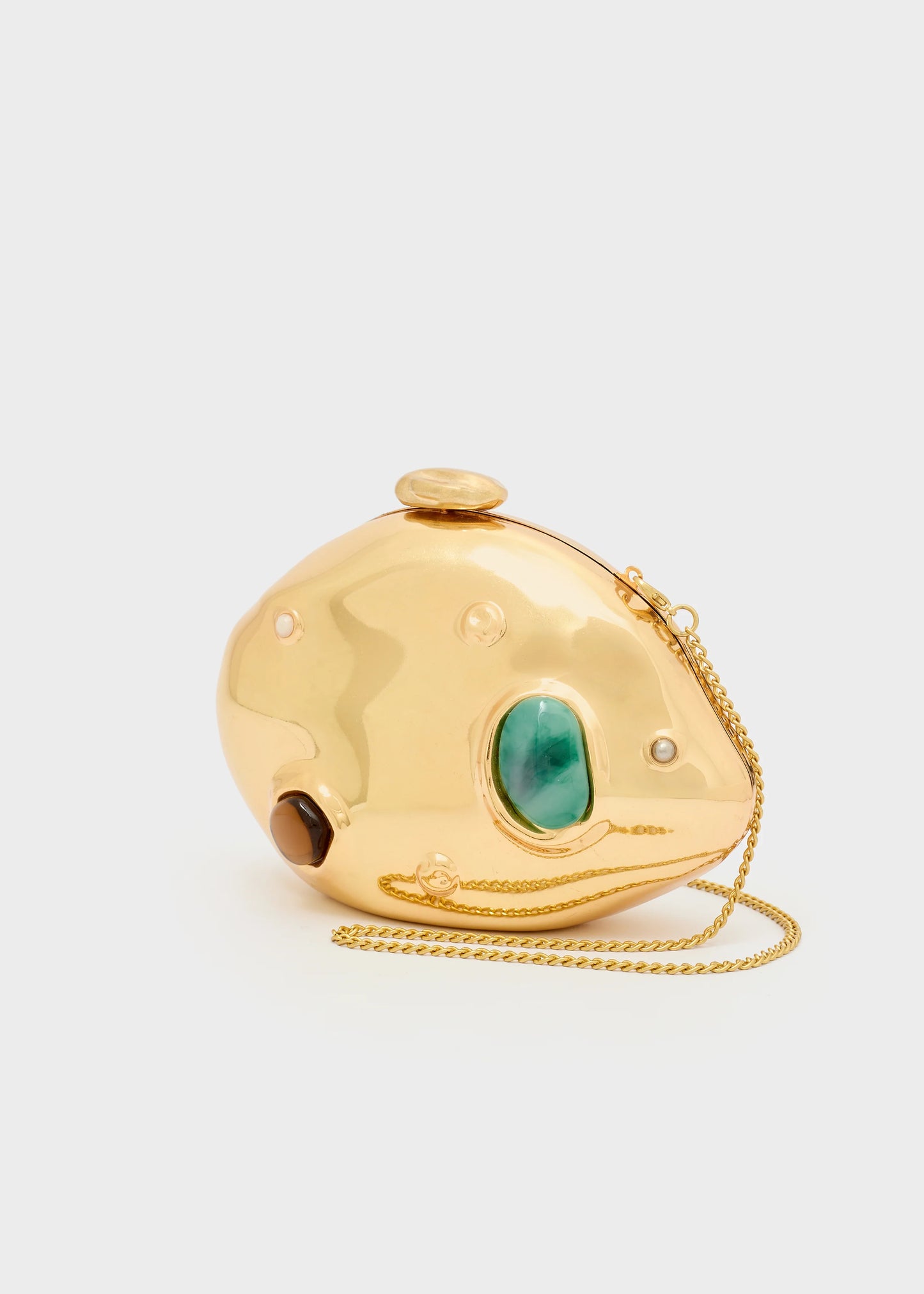 Nali - clutch rigida con pietre oro