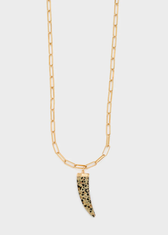 Nali - Collana Miry lunga con corno