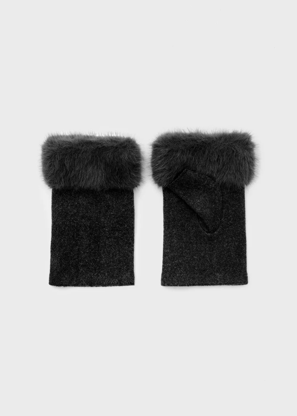 Nalì - Guanti Furry eco senza dita