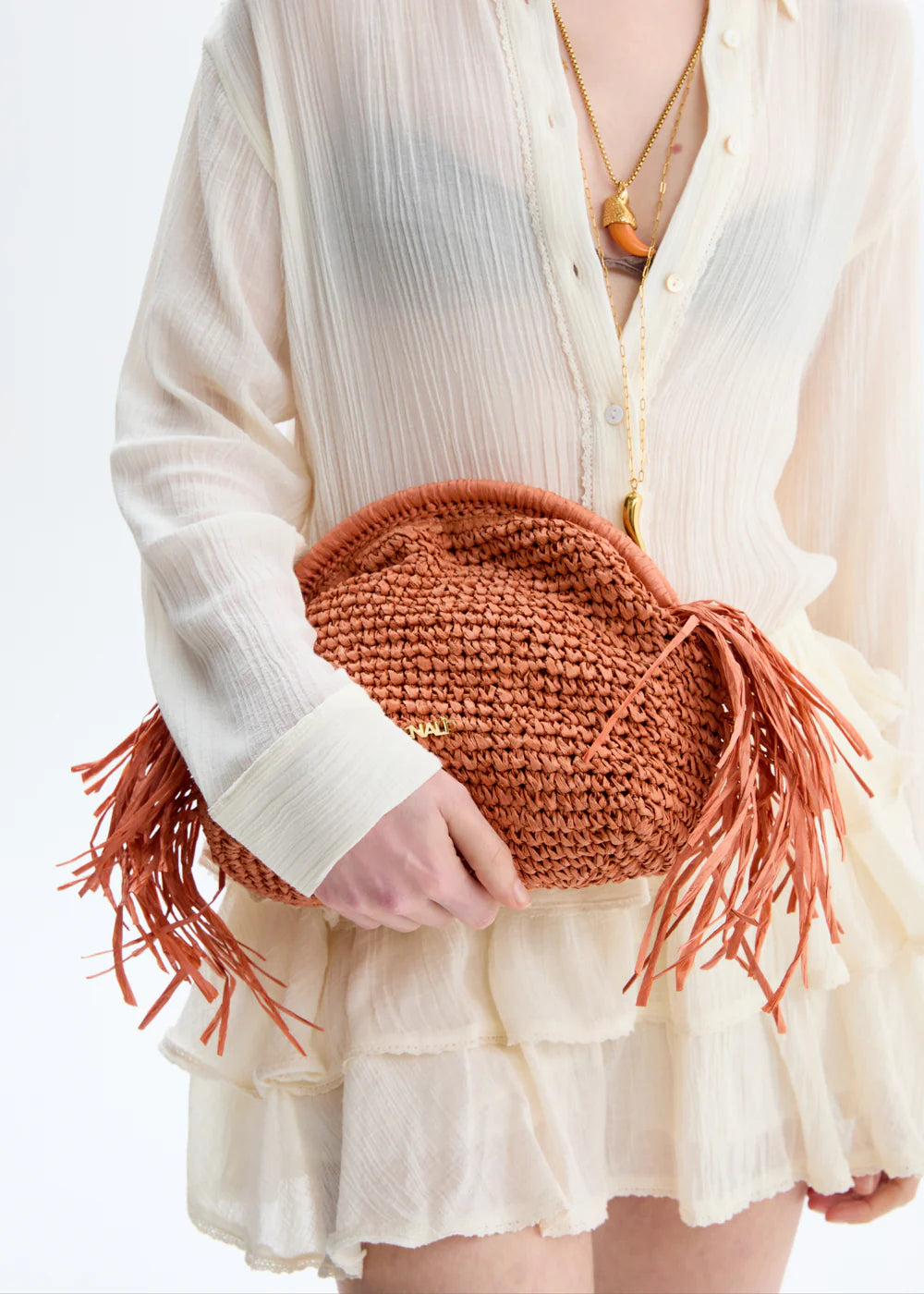 Nali -  Pochette Antigua a tracolla + frange