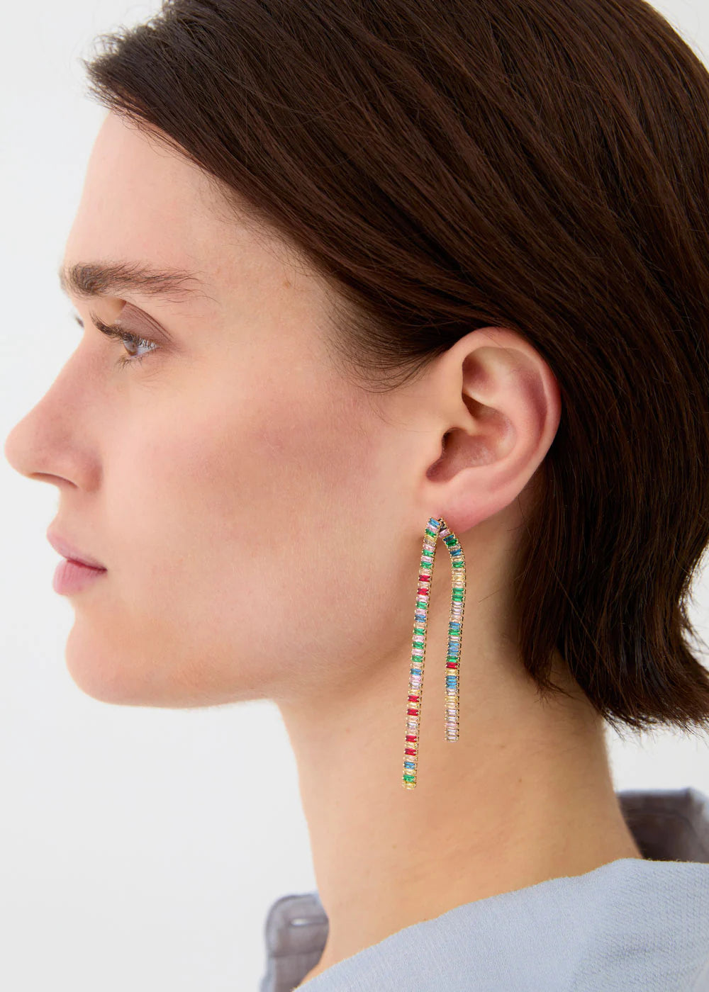 Nali - orecchini multifilo pendenti