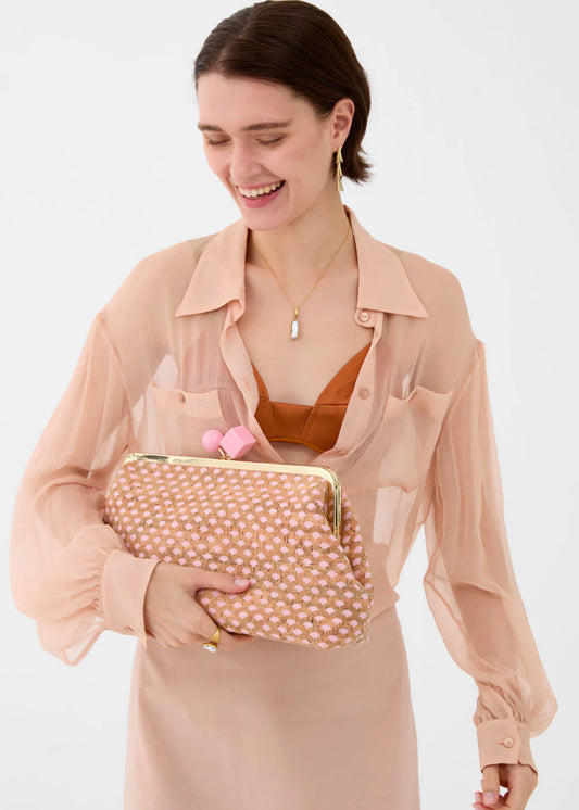 Nali -  pochette nadia sughero stampata