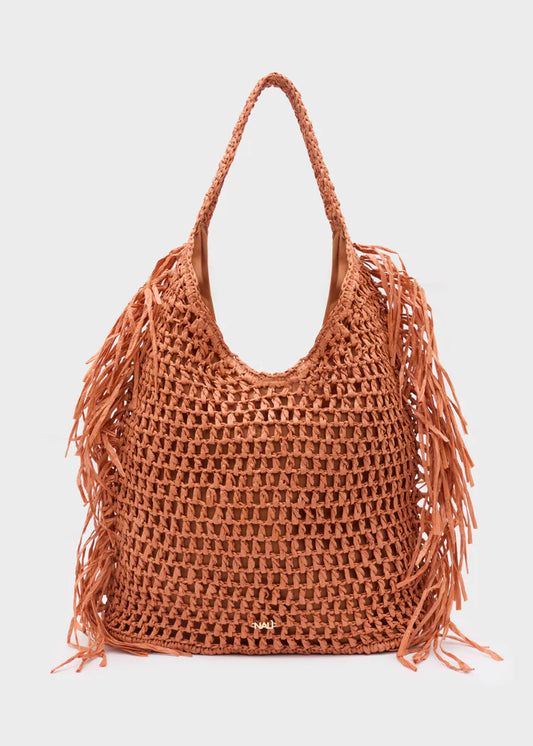 Nali -  Borsa Antigua a spalla con frange