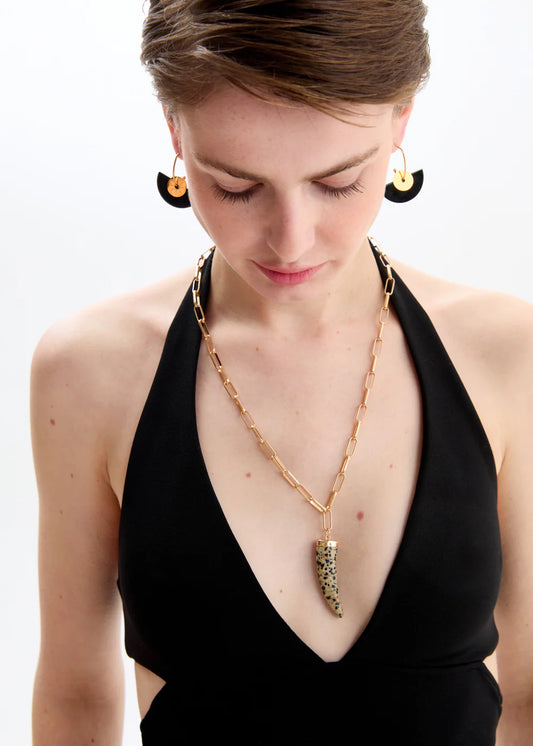 Nali - Collana Miry lunga con corno