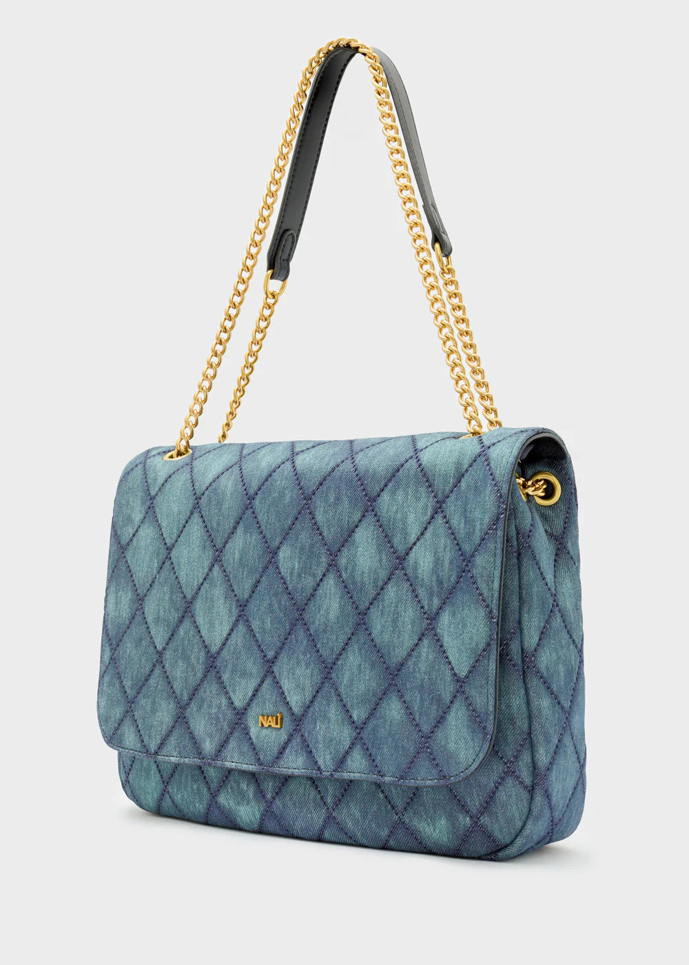 Nali- borsa demi flap spalla denim