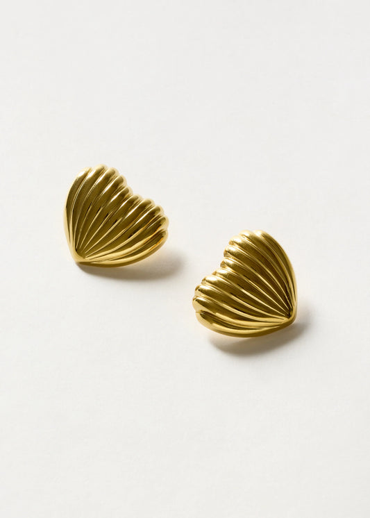 Nali - orecchini cuore zigrinato