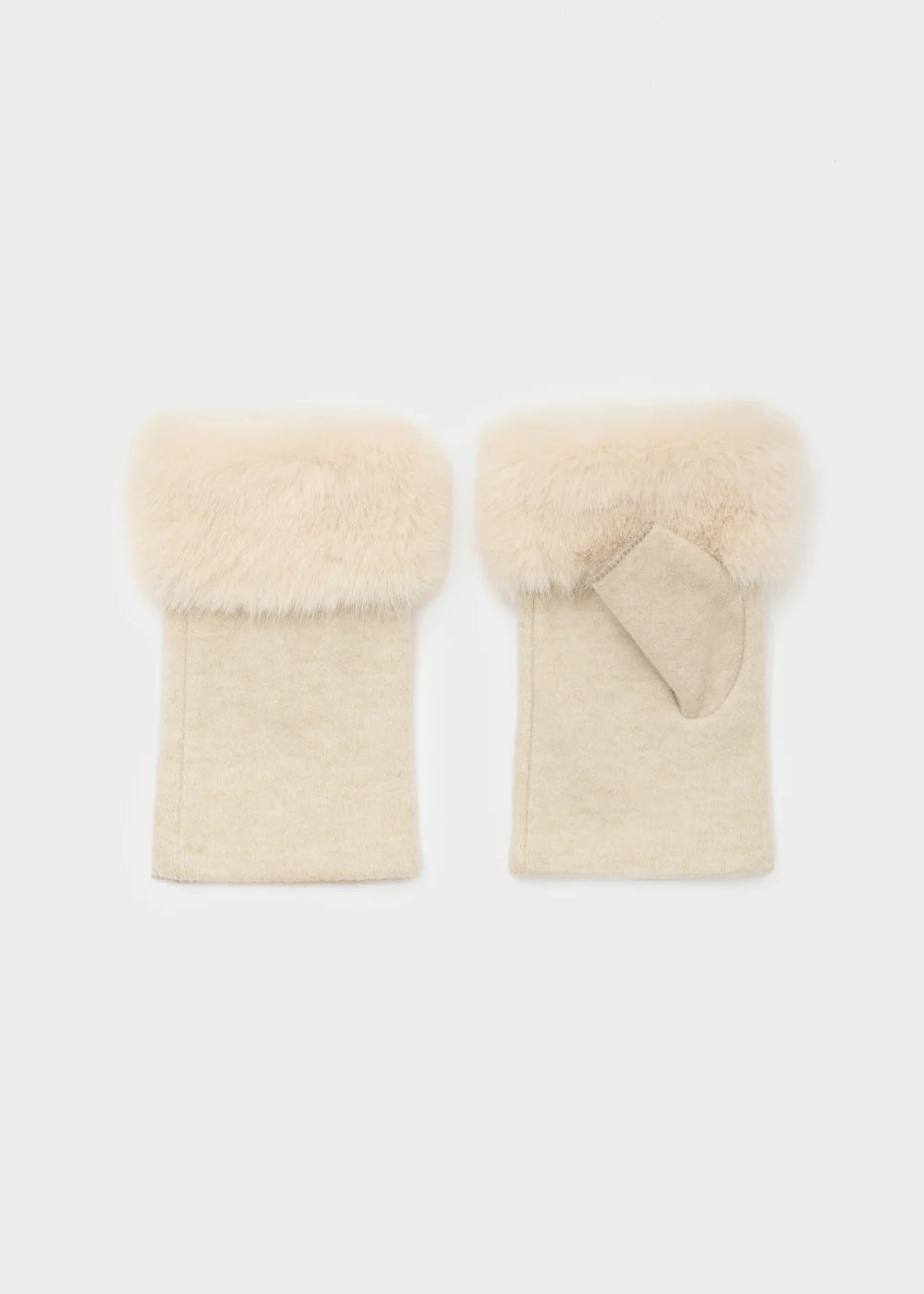 Nalì - Guanti Furry eco senza dita