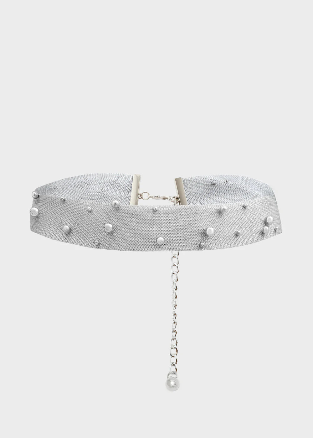 Nalì- cintura daisy tessuto lurex+borchie