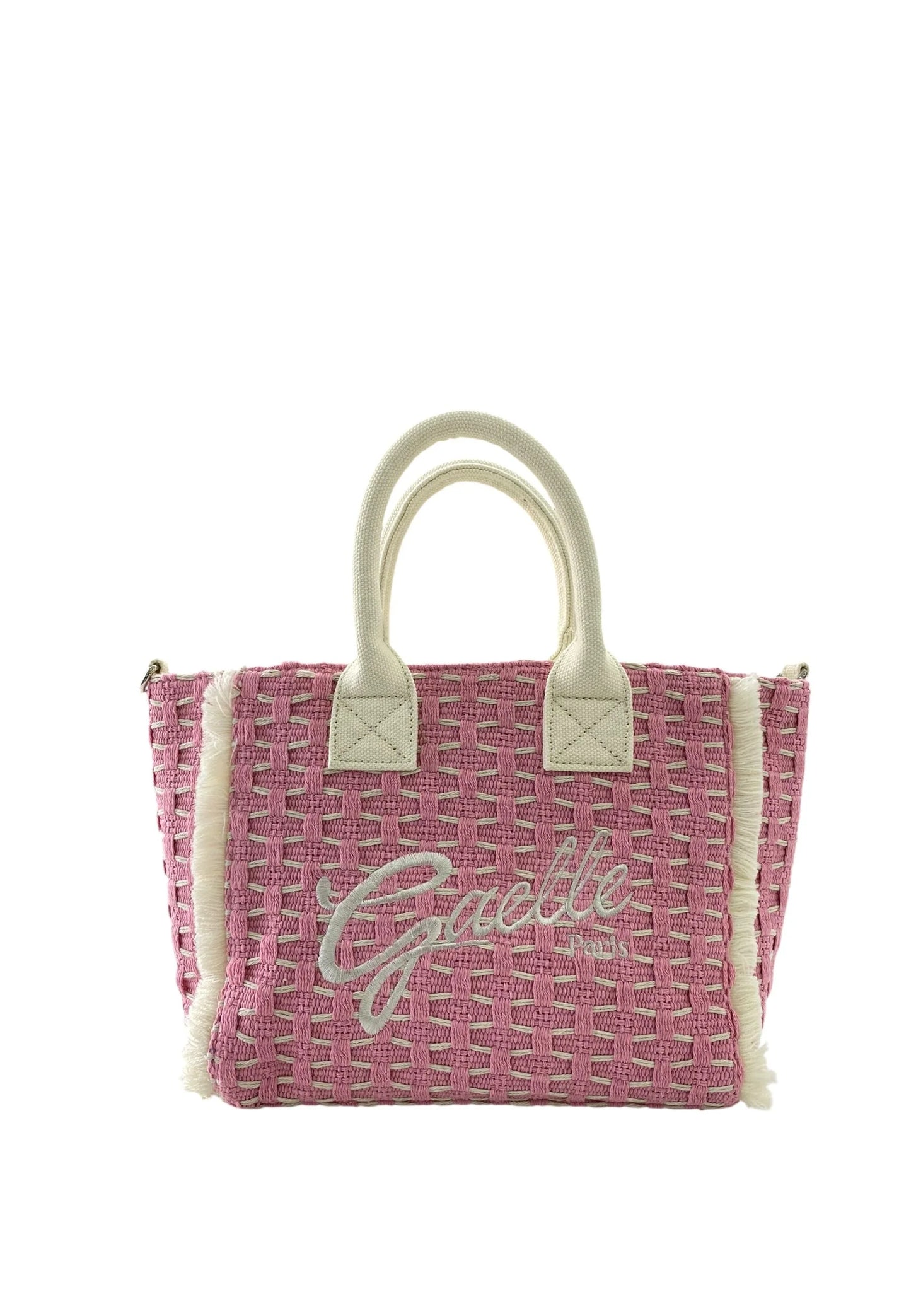 Gaelle- regular shopper ricamo firma