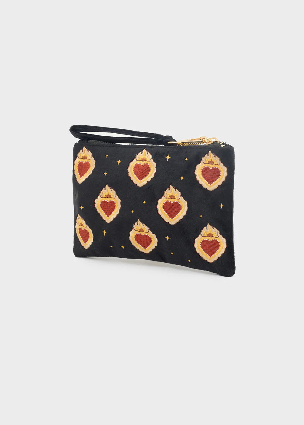 Nalì-  pouch cuori velluto