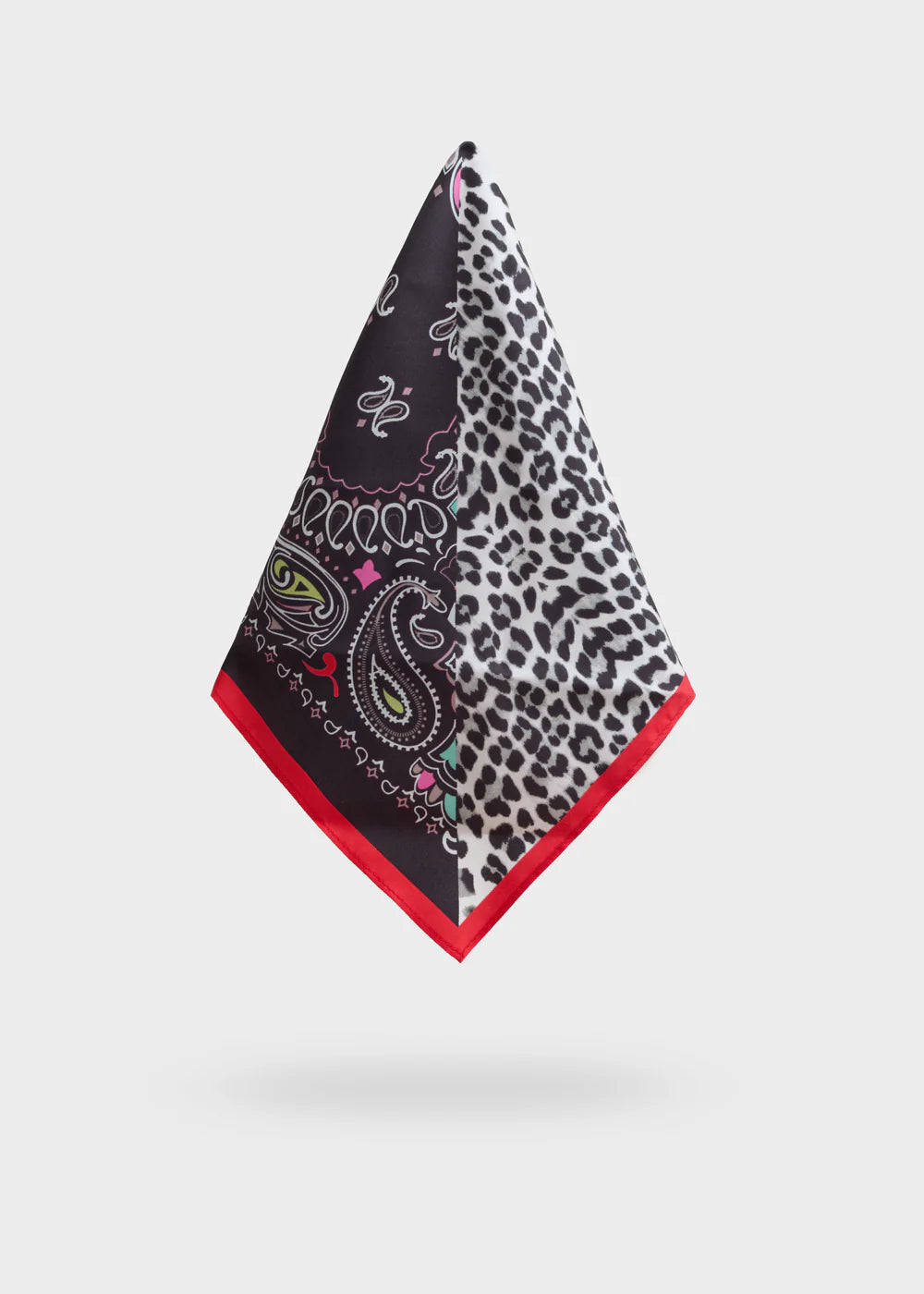 Nalì-  foulard fantasia paisley/leopard