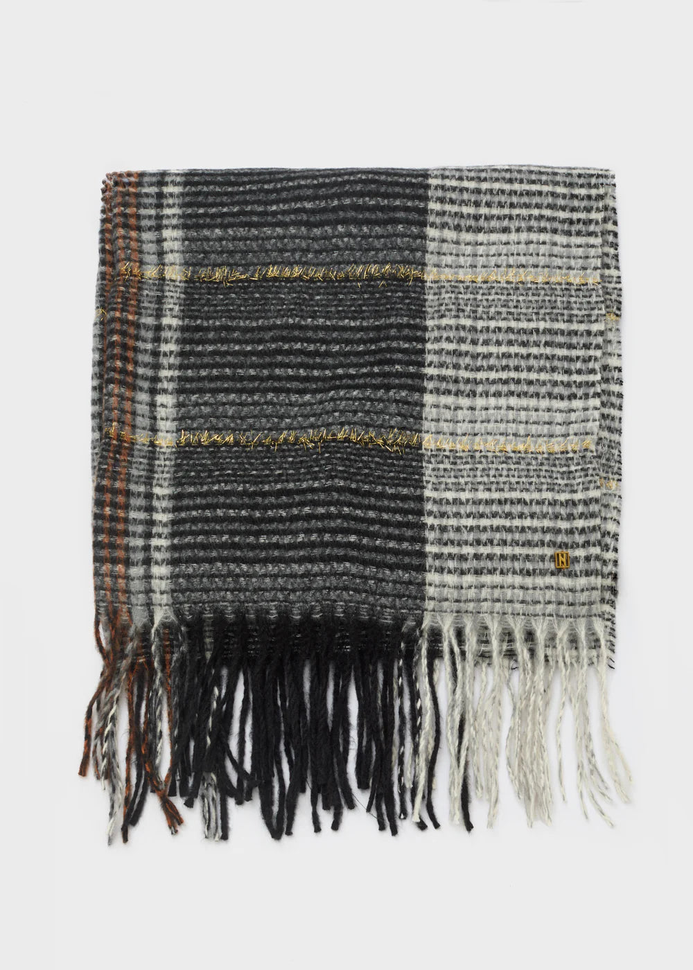 Nalì- sciarpa brit check+lurex