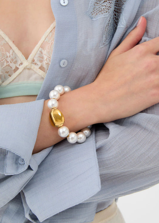 Nali - bracciale pearl con elemento sfera