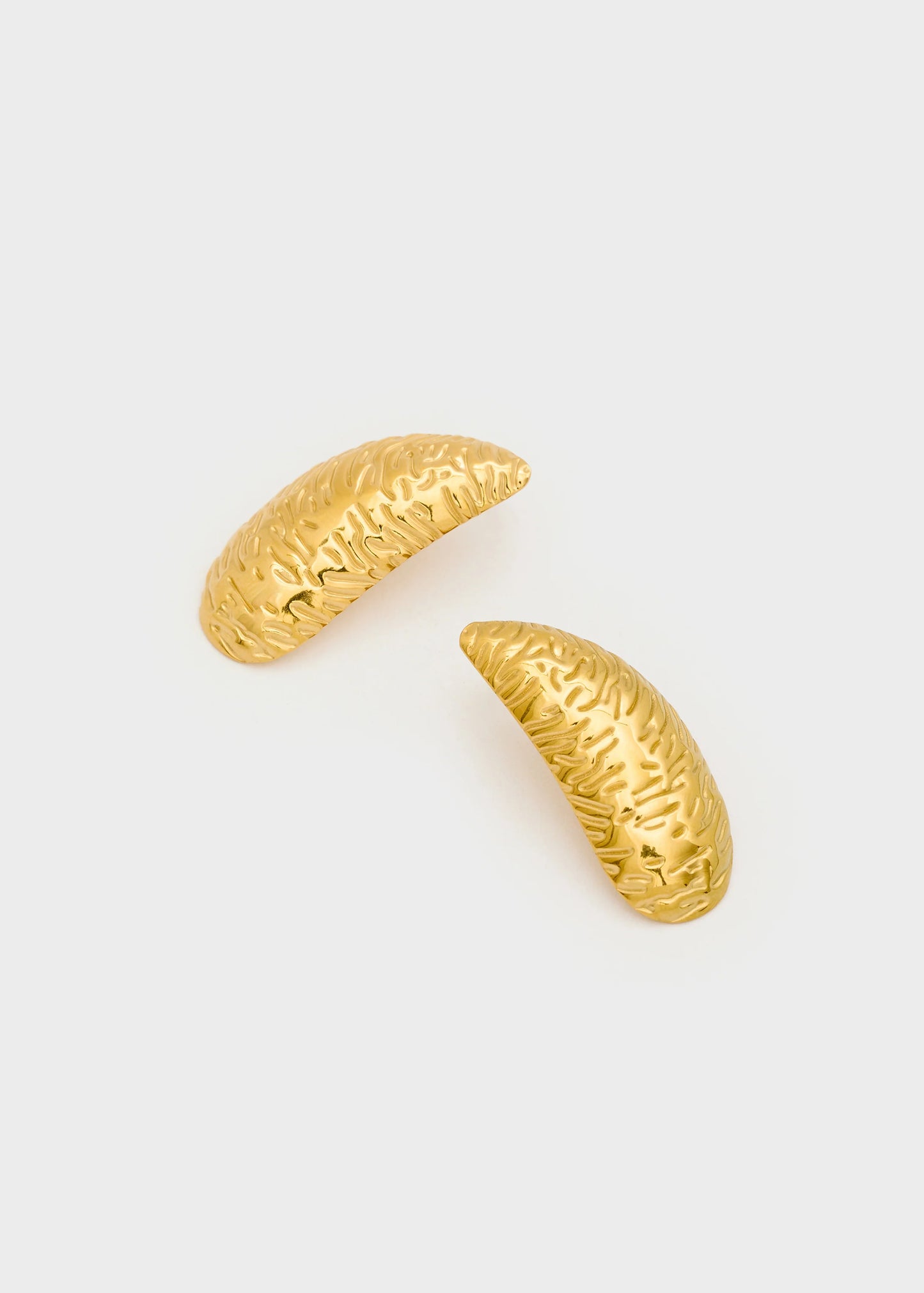 Nali - orecchini a lobo mussel lavorato