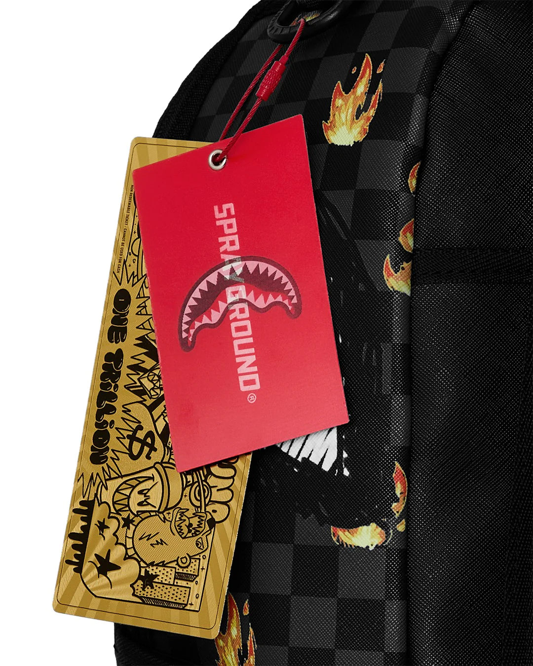 Sprayground - Scribble fire check backpack