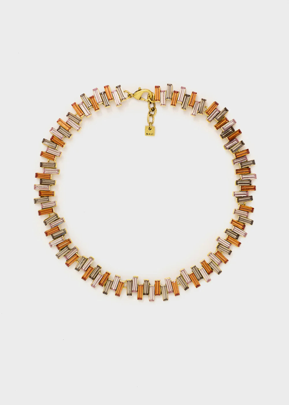 Nalì- collana nora girocollo con pietre