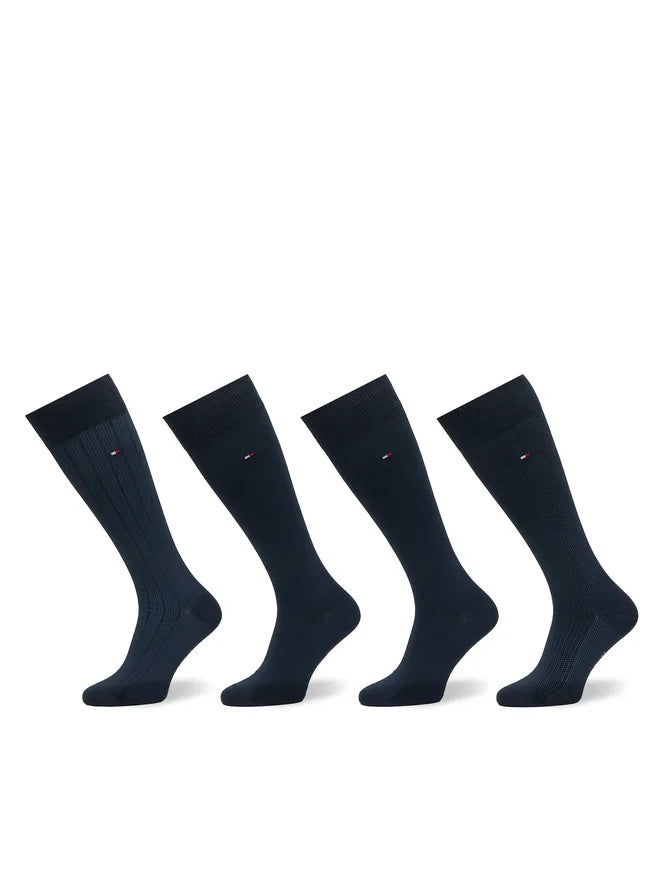 Tommy hilfiger- box regalo 4 calze lunghe uomo