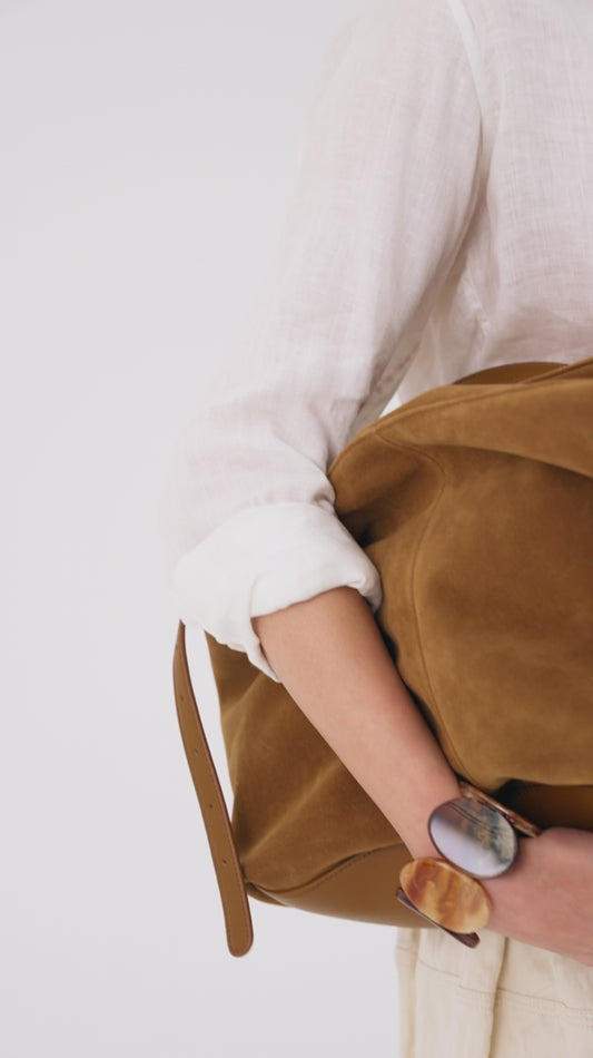 Nali -  borsa june a spalla scamosciato