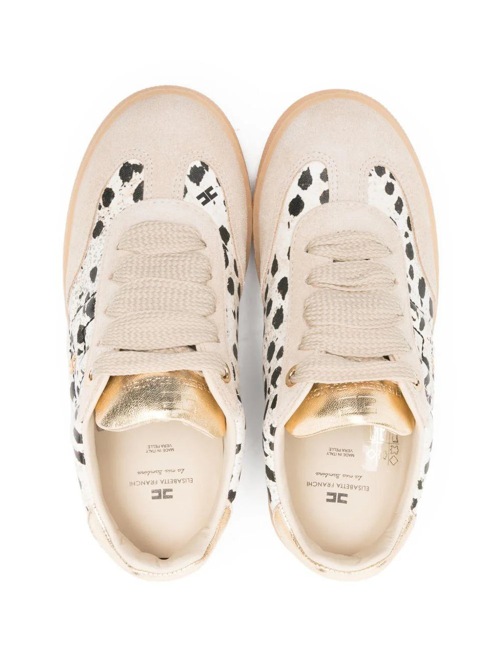 Elisabetta Franchi - Low Cut Lace-Up Sneaker
